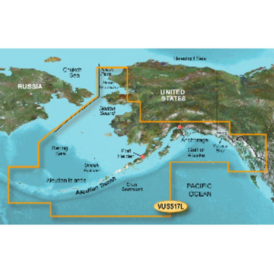 Garmin Bluechart® G3 Vision® Hd - Vus517l - Alaska South - Microsd™/sd™