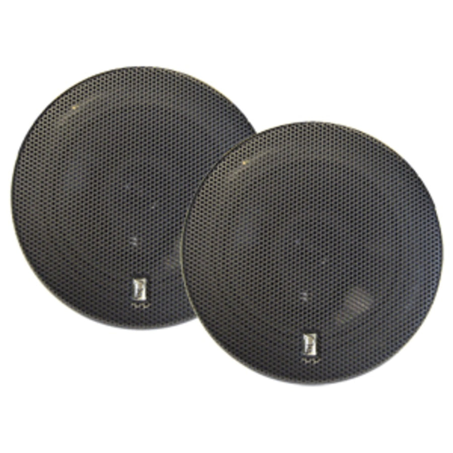 Poly-planar 6 Titanium Series 3-way Marine Speakers - (pair) Black