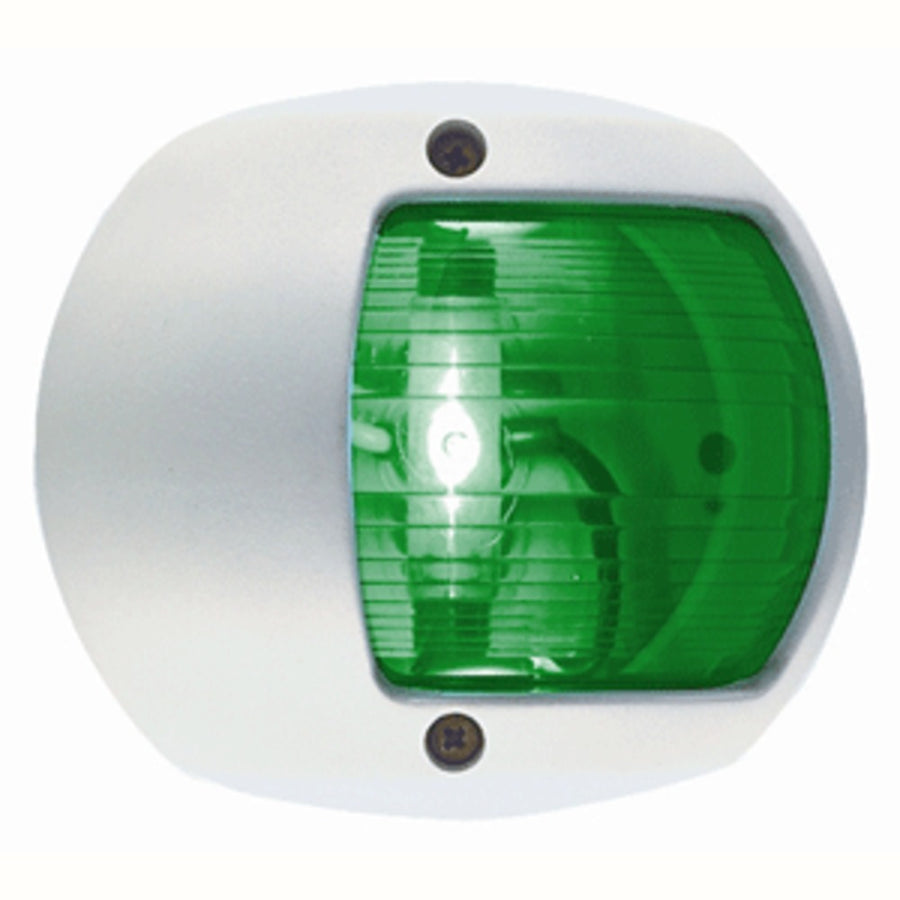 Perko Led Side Light - Green - 12v - White Plastic Housing