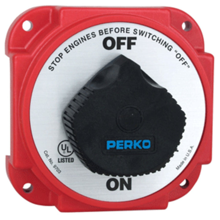 Perko 9703dp Heavy Duty Battery Disconnect Switch W/ Alternator Field Disconnect