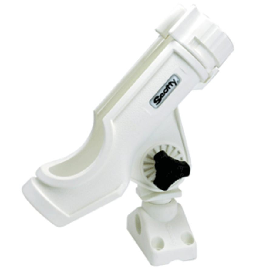 Scotty Powerlock Rod Holder White W/241 Side/deck Mount