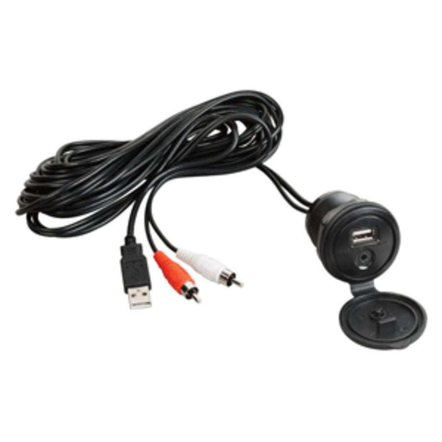 Jensen Usb & Auxiliary Audio Input Jack