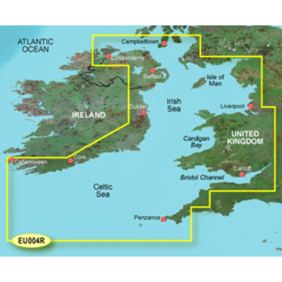 Garmin Bluechart® G3 Hd - Hxeu004r - Irish Sea - Microsd™/sd™