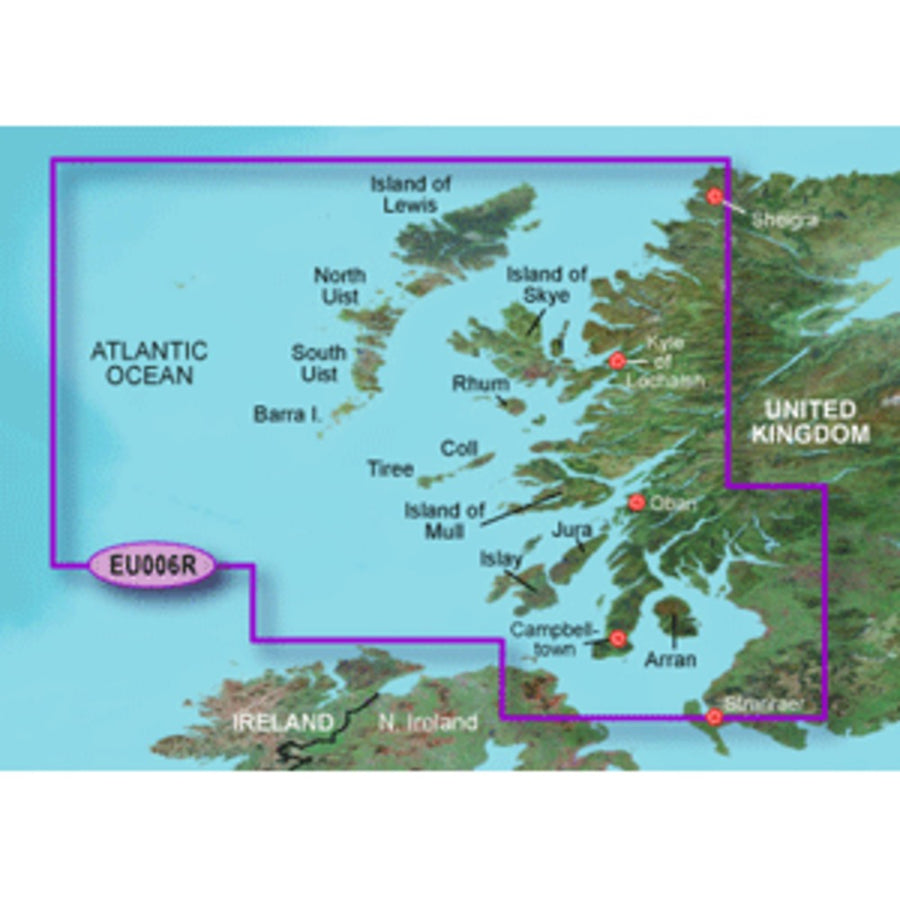 Garmin Bluechart® G3 Hd - Hxeu006r - Scotland West Coast - Microsd™/sd™