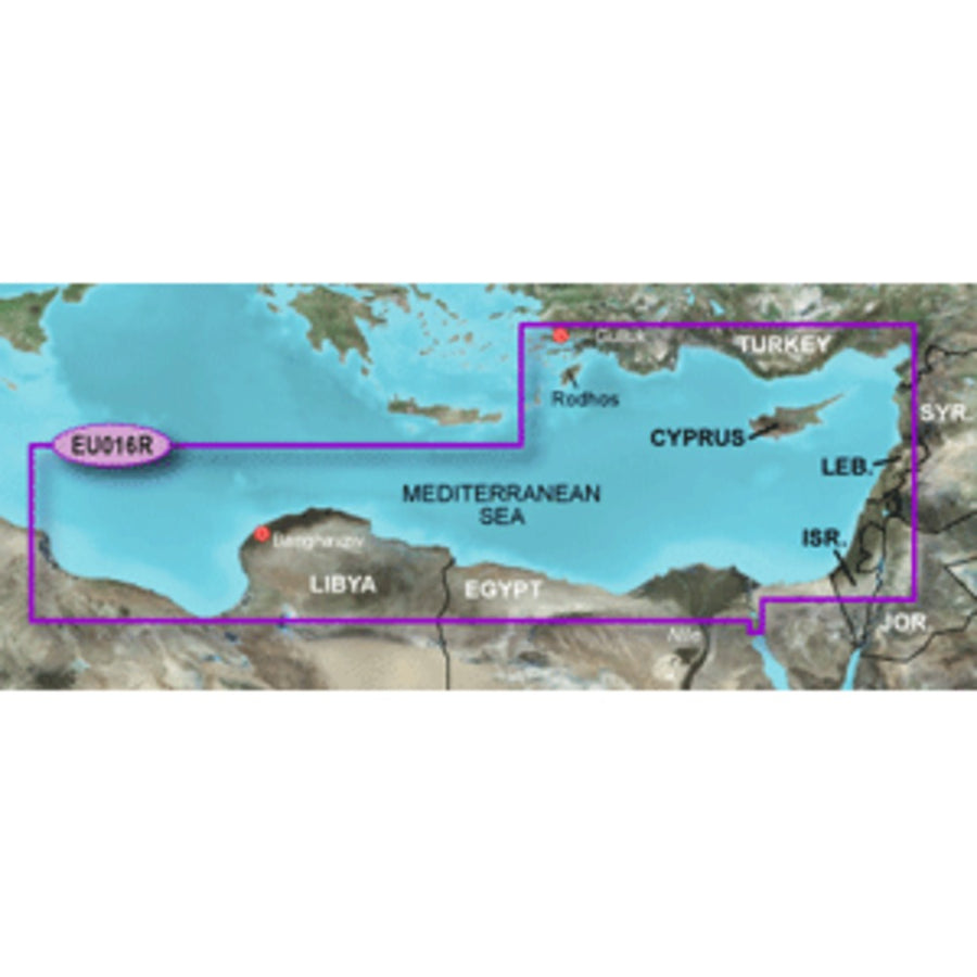 Garmin Bluechart® G3 Hd - Hxeu016r - Mediterranean Southeast - Microsd™/sd™