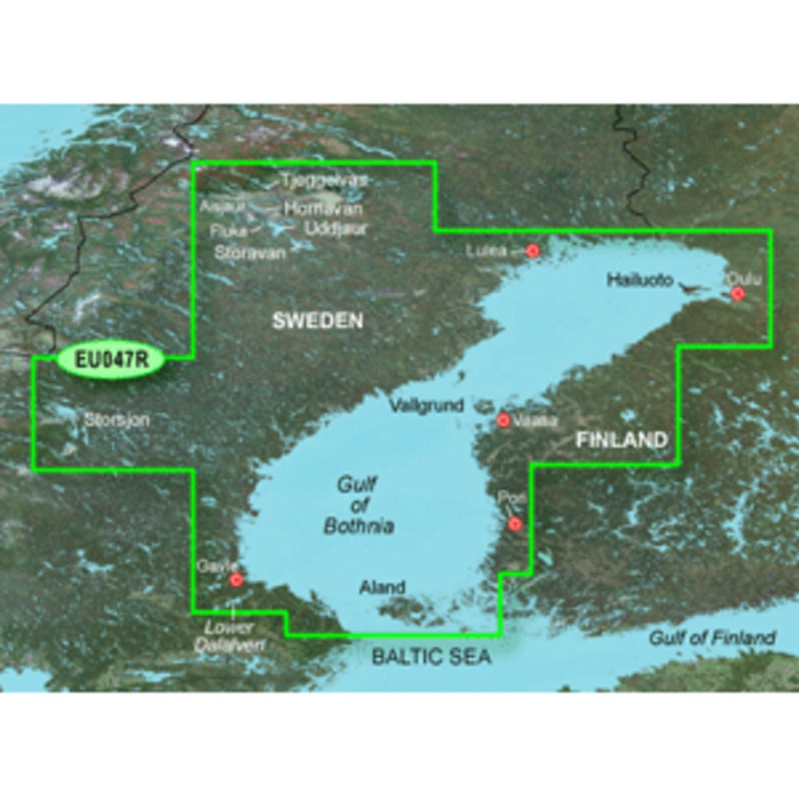 Garmin Bluechart® G3 Hd - Hxeu047r - Gulf Of Bothnia - Kalix To Grisslehamn - Microsd™/sd™