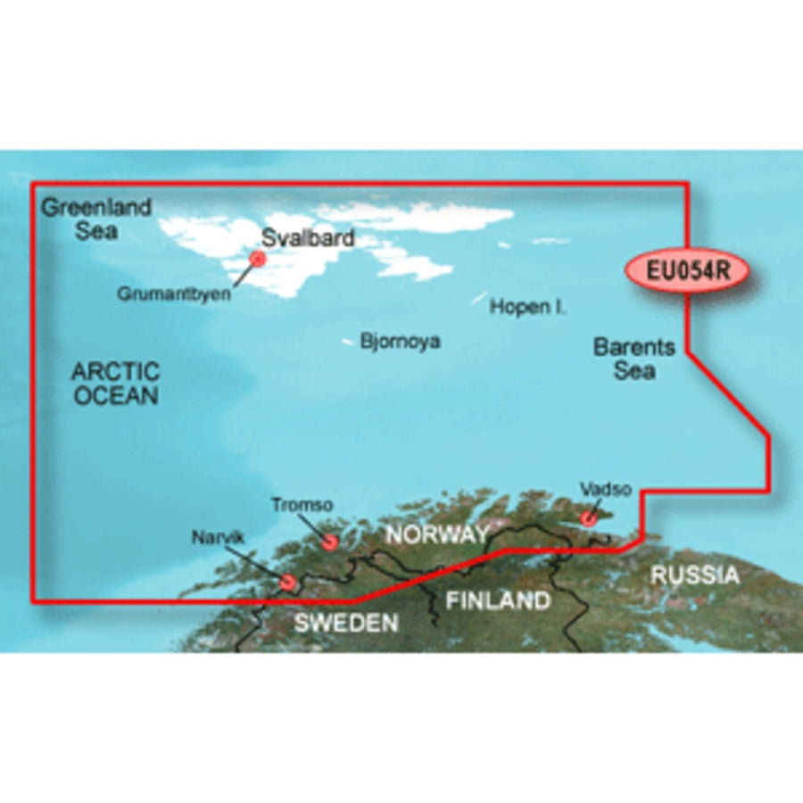 Garmin Bluechart® G3 Hd - Hxeu054r - Vestfjd - Svalbard - Varanger - Microsd™/sd™