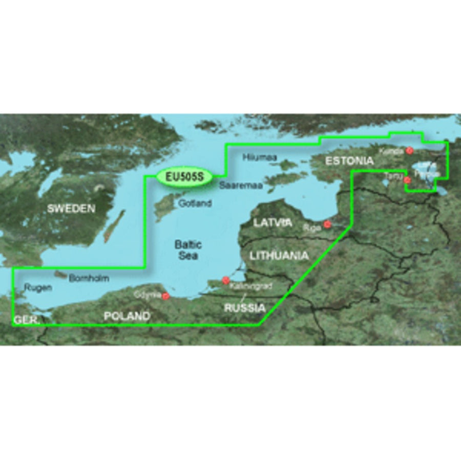 Garmin Bluechart® G2 Hd - Hxeu065r - Baltic Sea East Coast - Microsd™/sd™