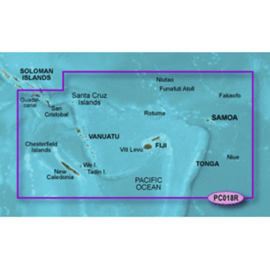 Garmin Bluechart® G2 Hd - Hxpc018r - New Caledonia To Fiji - Microsd™/sd™