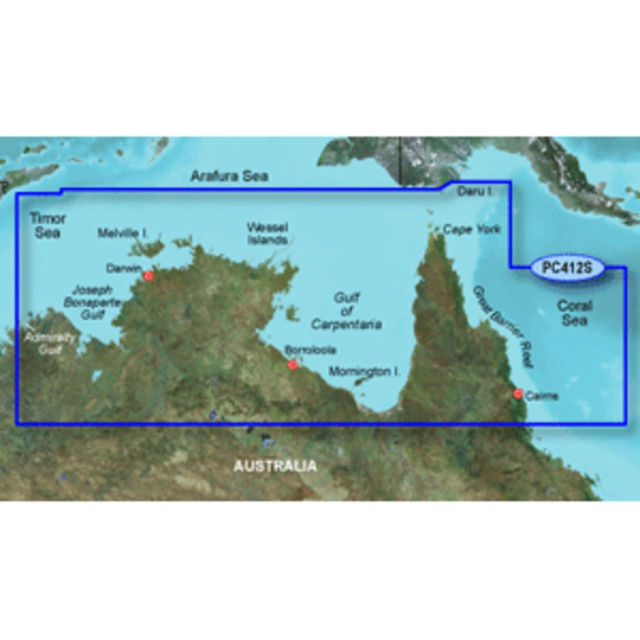 Garmin Bluechart® G2 Hd - Hxpc411s - Geraldton To Darwin - Microsd™/sd™