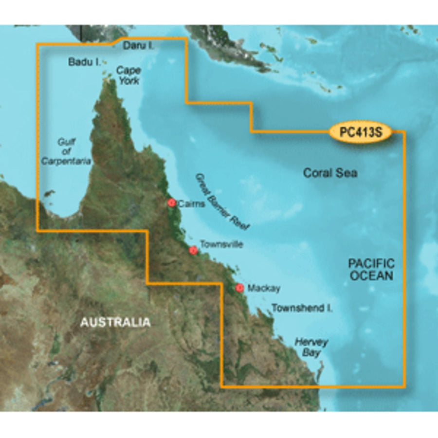 Garmin Bluechart® G2 Hd - Hxpc413s - Mornington Island - Hervey Bay - Microsd™/sd™