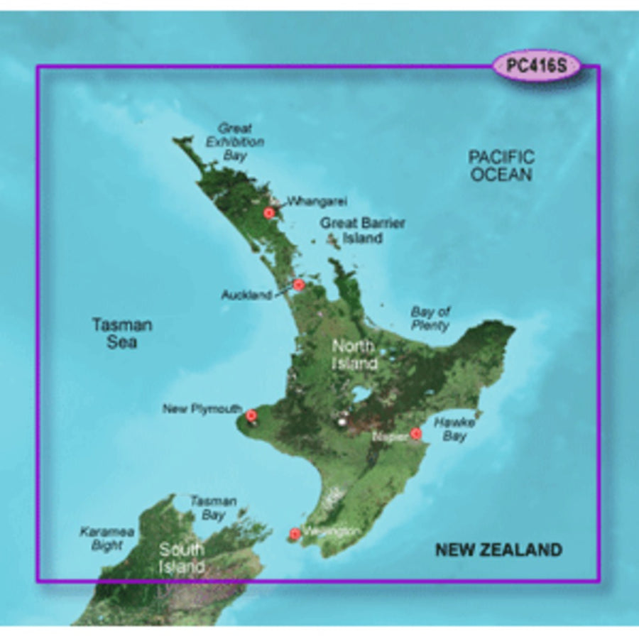 Garmin Bluechart® G2 Hd - Hxpc416s - New Zealand North - Microsd™/sd™