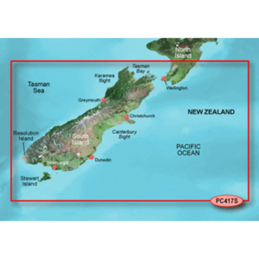 Garmin Bluechart® G2 Hd - Hxpc417s - New Zealand South - Microsd™/sd™