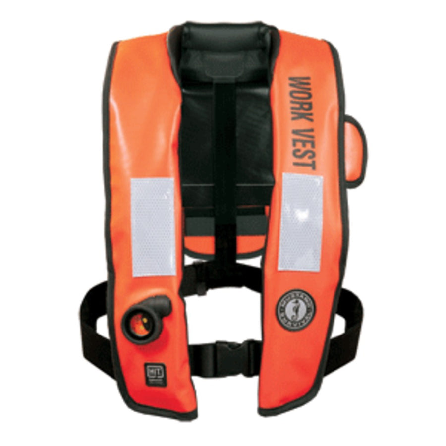 Mustang Inflatable Work Vest W/hit Orange