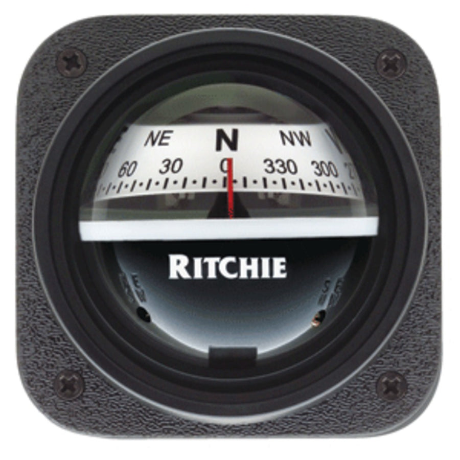 Ritchie V-537w Explorer Compass - Bulkhead Mount - White Dial