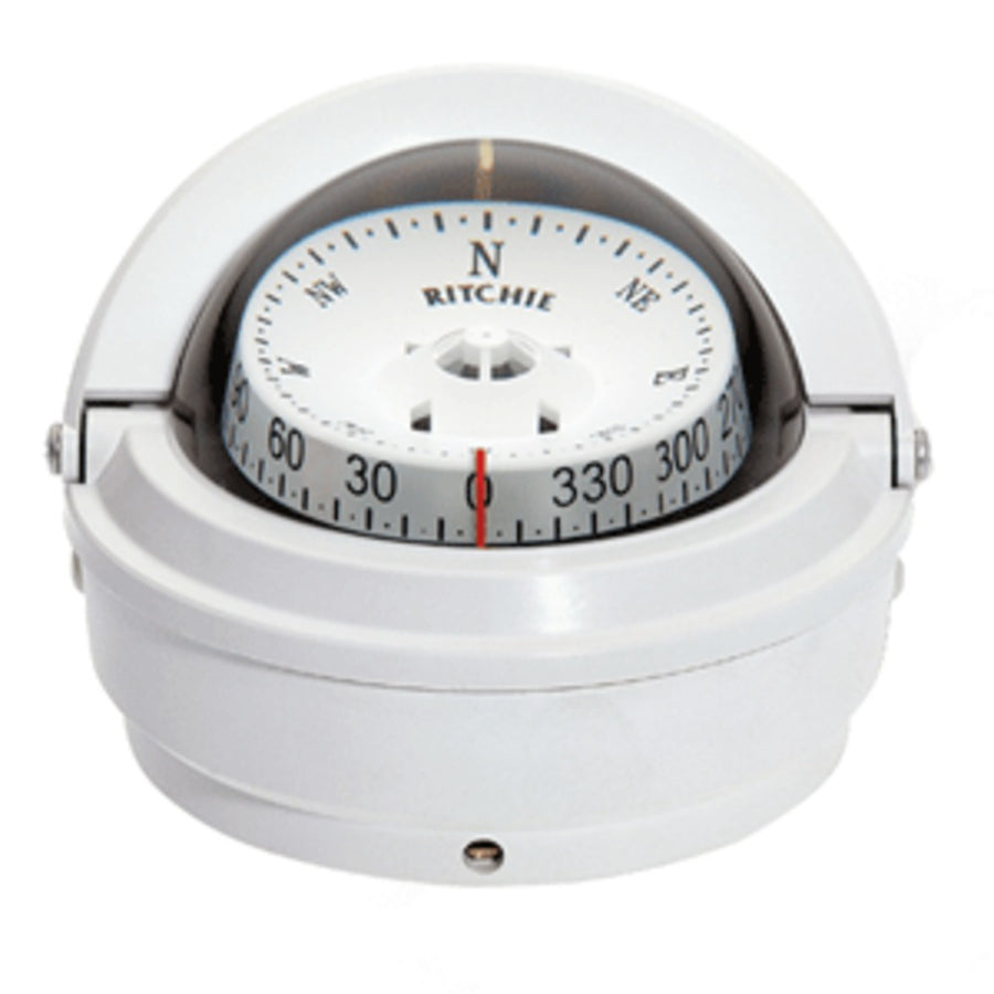 Ritchie S-87w Voyager Compass - Surface Mount - White