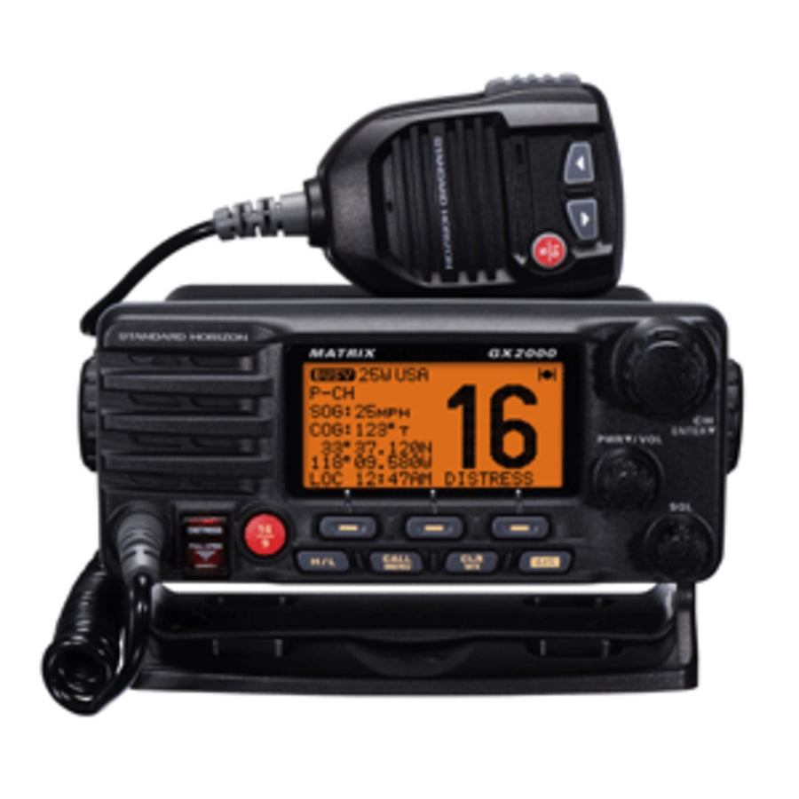 Standard Horizon Matrix Gx2000 Vhf W/optional Ais Input 25w Pa