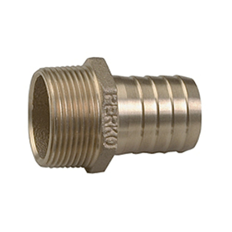 Perko 1/2 Pipe To Hose Adapter Straight Bronze Made In The Usa