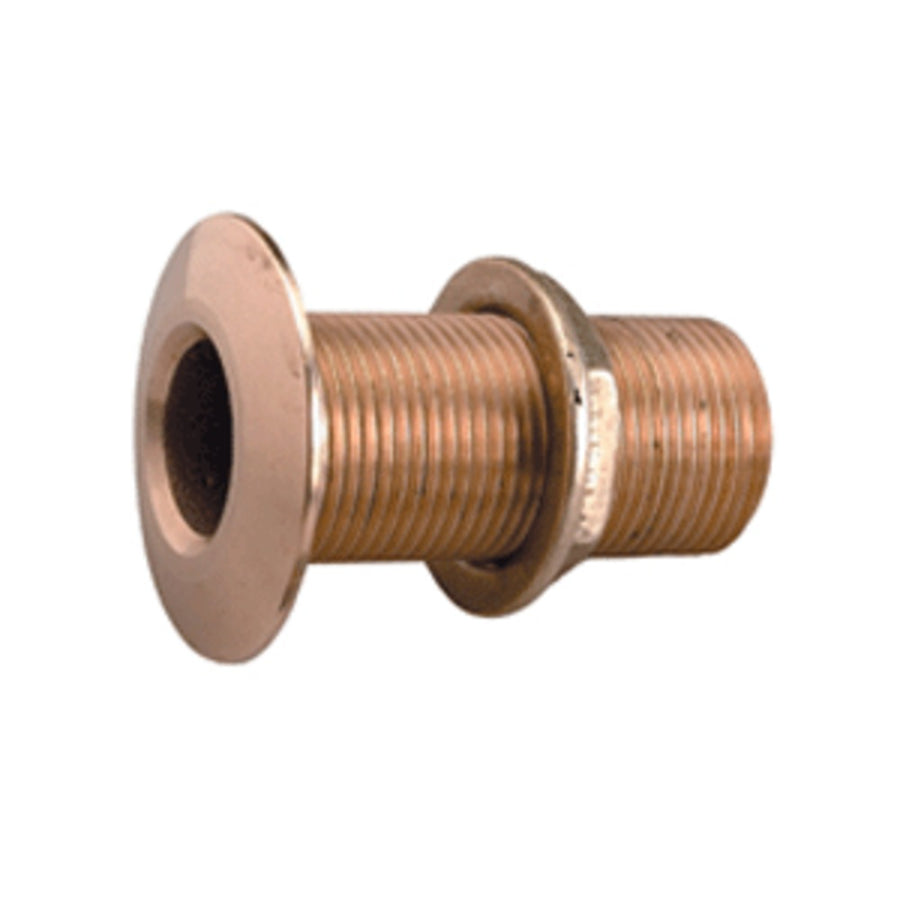 Perko 3/8 Thru-hull Fitting W/pipe Thread Bronze Made In The Usa