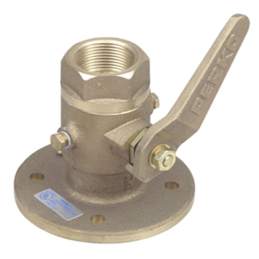 Perko 1-1/4 Seacock Ball Valve Bronze Made In The Usa