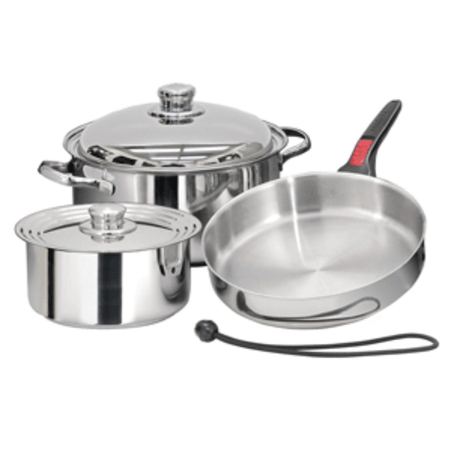 Magma Nestable 7 Piece S.s Starter Cookware Set