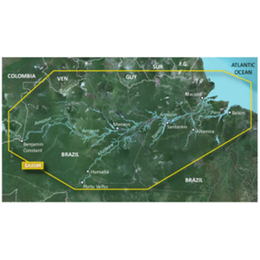 Garmin Bluechart® G2 Hd - Hxsa009r - Amazon River - Microsd™/sd™