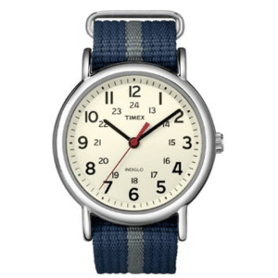 Timex Weekender® Slip-thru Watch - Navy/grey