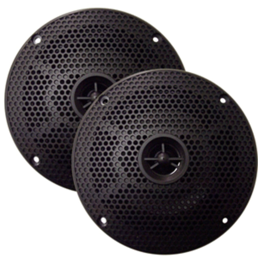 Seaworthy 5 Round 2-way Speakers - 75w - Black