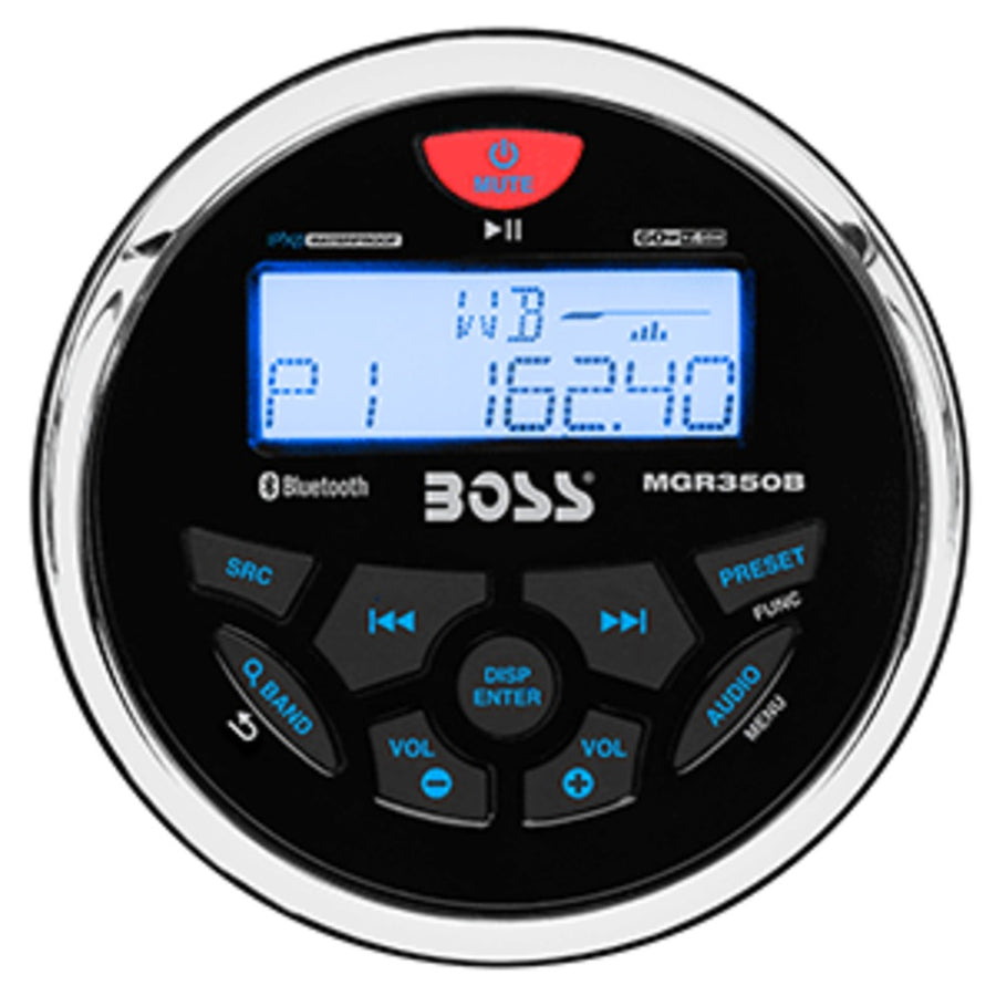 Boss Audio Mgr350b Marine Gauge Style Radio - Mp3/cd/am/fm/rds Receiver