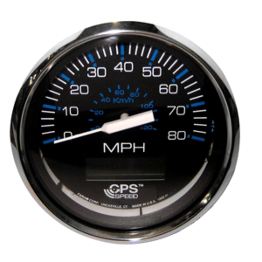 Faria Chesapeake Black Ss 4 Speedometer - 80mph (gps)