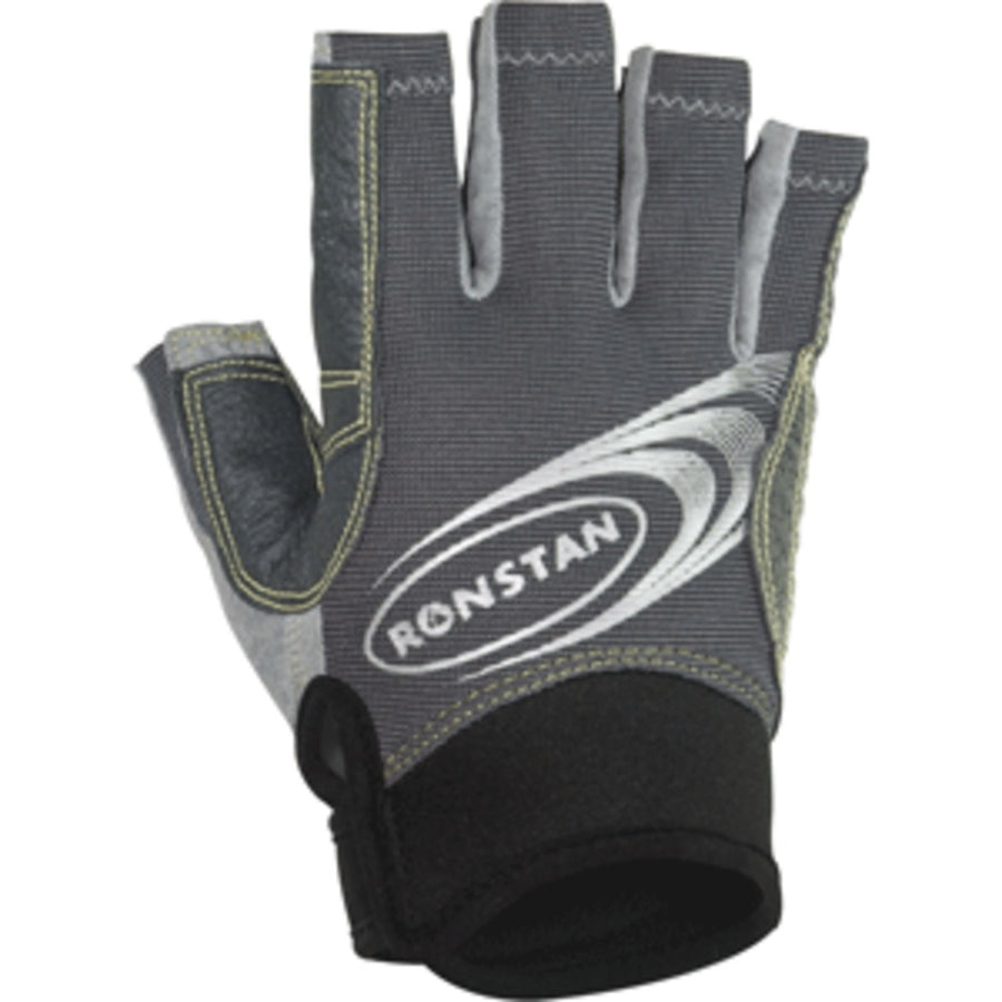 Ronstan Sticky Race Gloves W/cut Fingers - Grey - Large