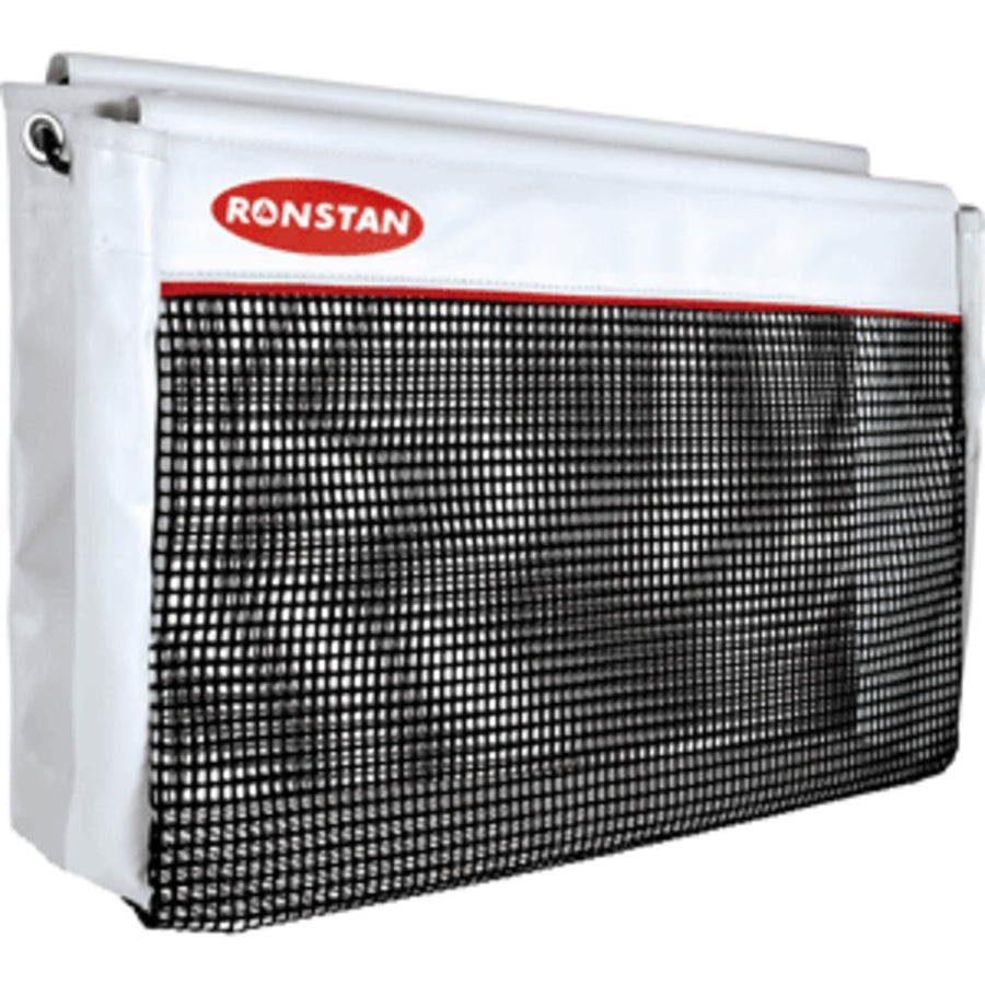 Ronstan Rope Bag - White Pvc W/mesh - 7-7/8h X 11-13/16w X 7-3/32l