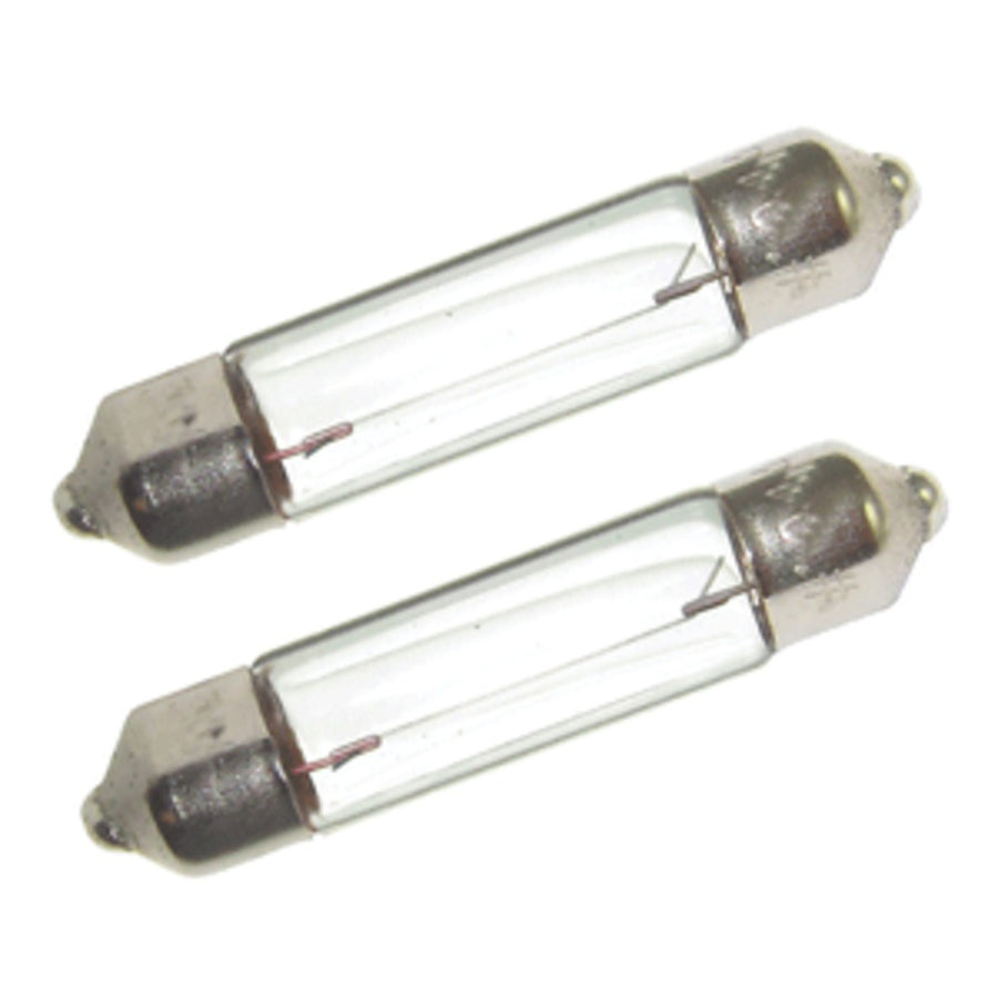 Perko Double Ended Festoon Bulbs - 12v, 10w, .74a - Pair