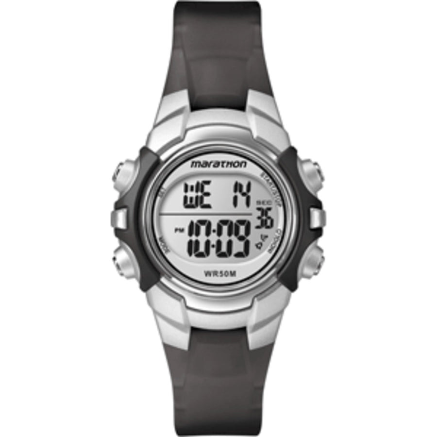 Timex Marathon Digital Mid-size Watch - Black/silver