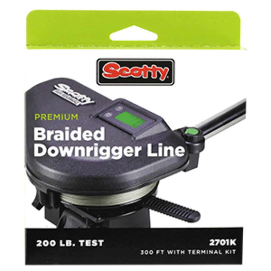 Scotty Premium Power Braid Downrigger Line Hi-vis Yellow - 200lb Test - 300