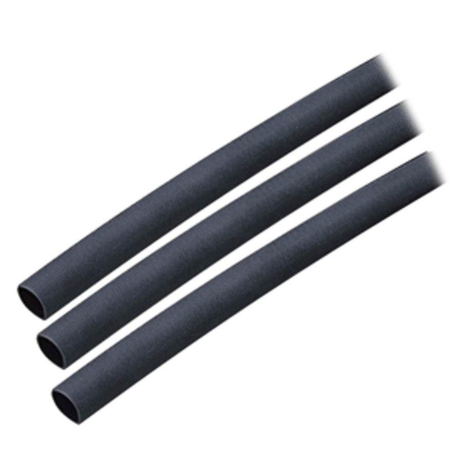 Ancor Adhesive Lined Heat Shrink Tubing (alt) - 1/4 X 3 - 3-pack - Black