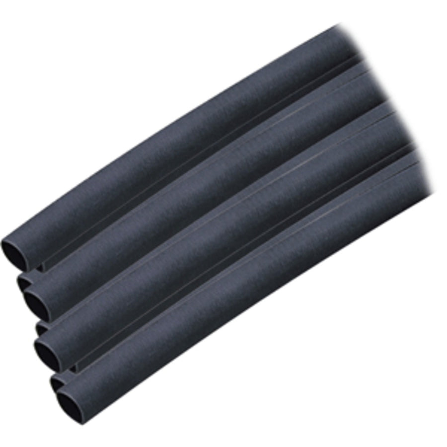 Ancor Adhesive Lined Heat Shrink Tubing (alt) - 1/4 X 6 - 10-pack - Black