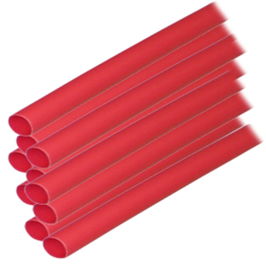 Ancor Adhesive Lined Heat Shrink Tubing (alt) - 1/4 X 12 - 10-pack - Red