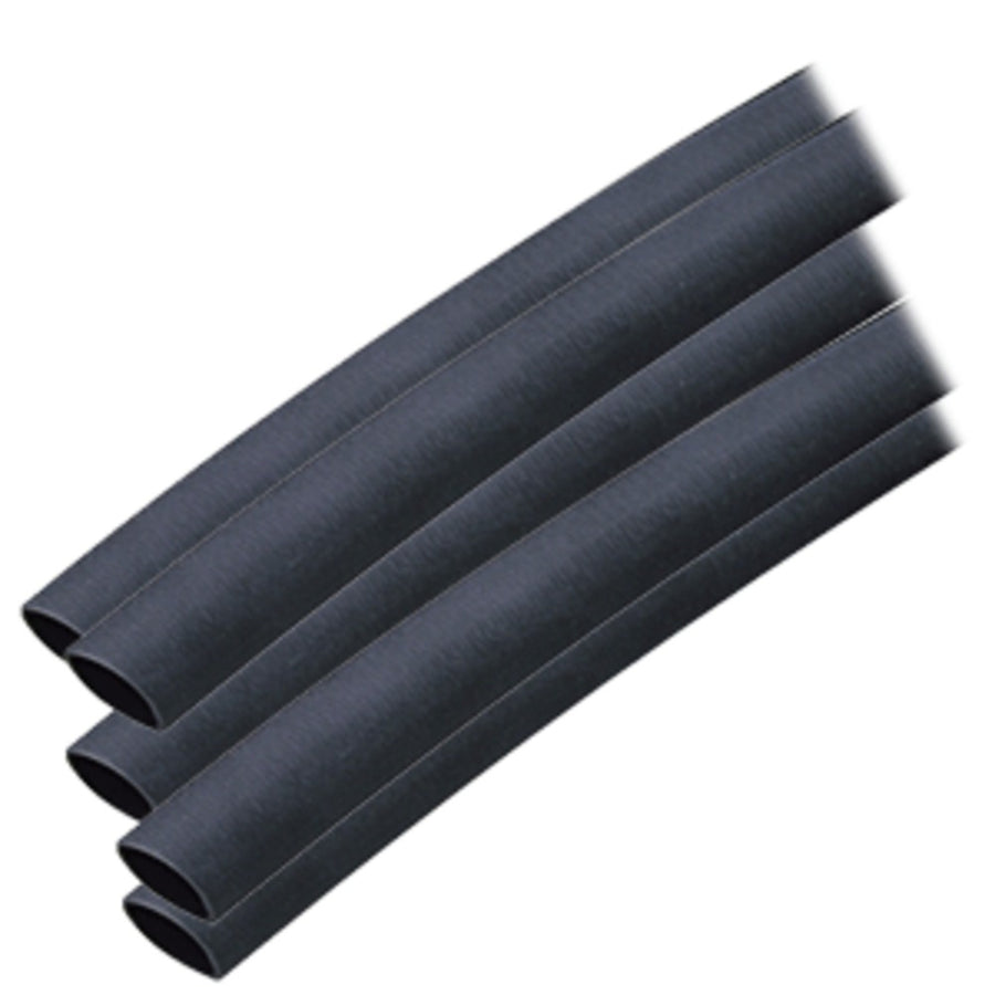 Ancor Adhesive Lined Heat Shrink Tubing (alt) - 3/8 X 12 - 5-pack - Black