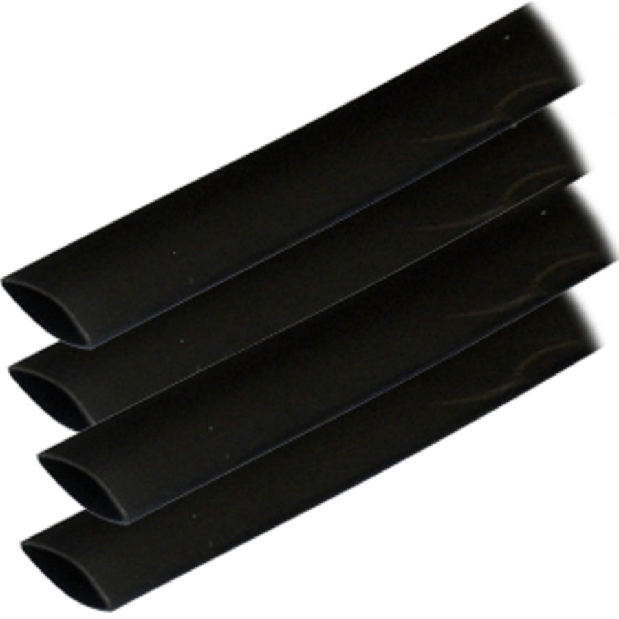 Ancor Adhesive Lined Heat Shrink Tubing (alt) - 3/4 X 12 - 4-pack - Black