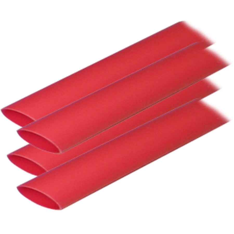 Ancor Adhesive Lined Heat Shrink Tubing (alt) - 3/4 X 12 - 4-pack - Red