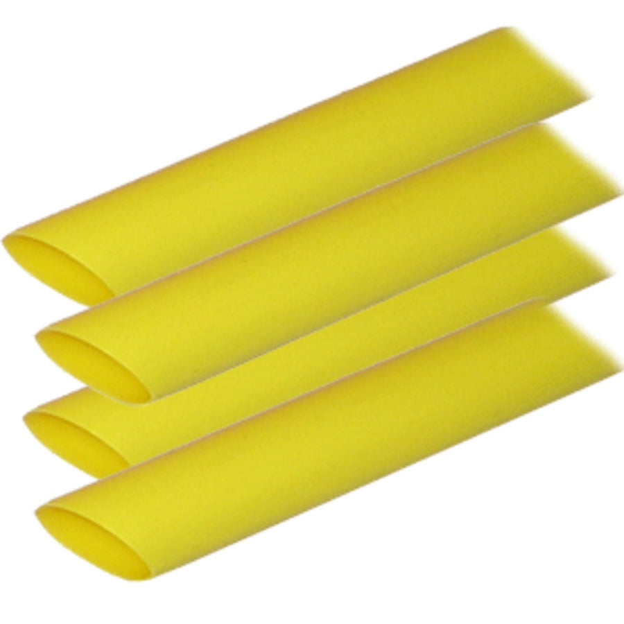 Ancor Adhesive Lined Heat Shrink Tubing (alt) - 3/4 X 12 - 4-pack - Yellow