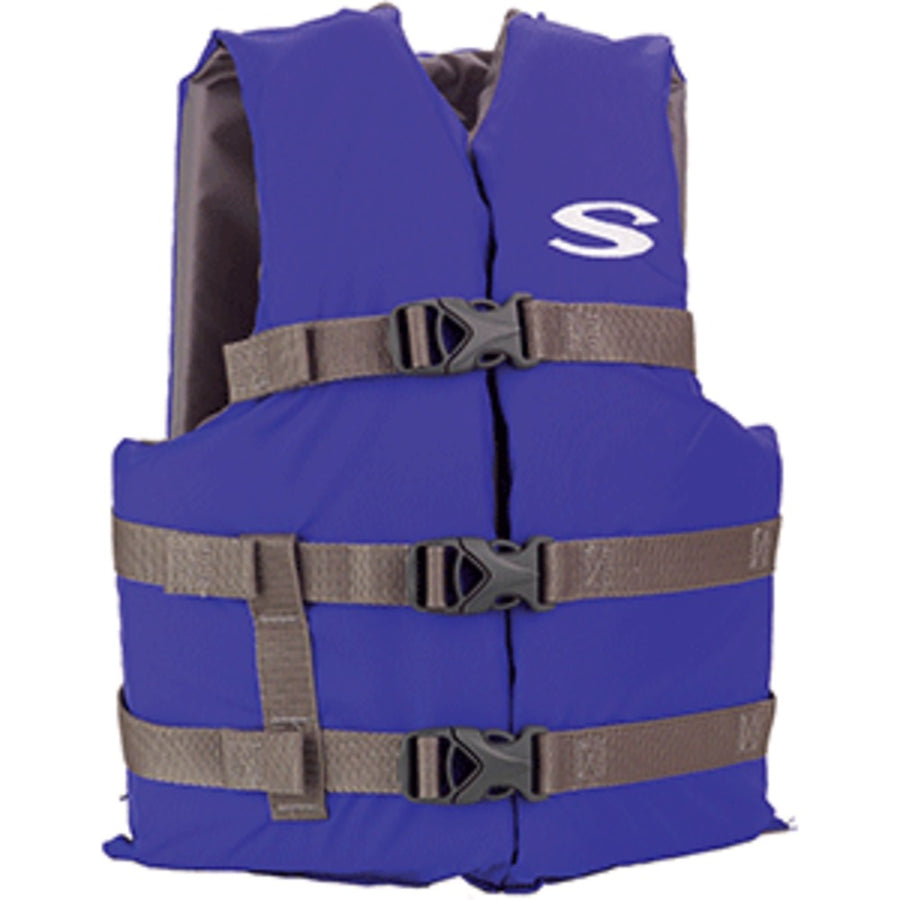 Stearns Classic Youth Life Jacket F/50-90lbs - Blue/grey