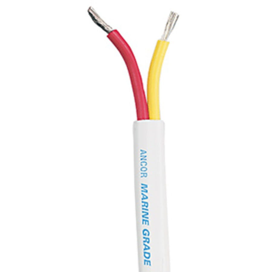 Ancor Safety Duplex Cable - 18/2 Awg - Red/yellow - Flat - 1,000