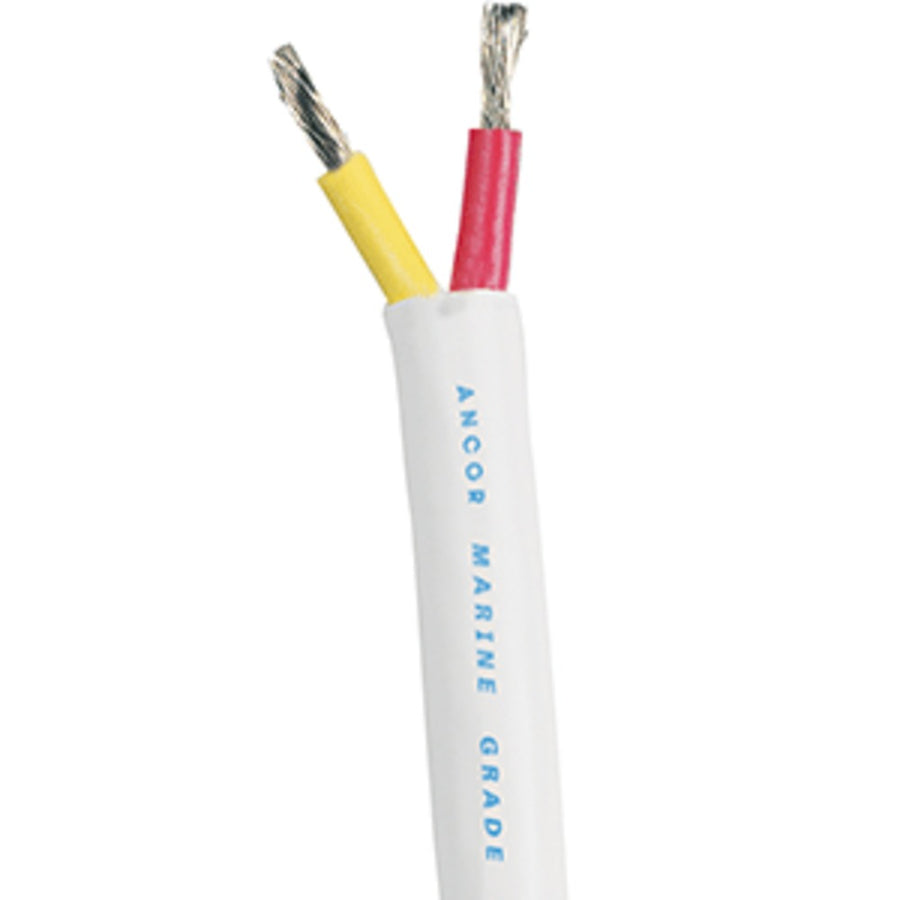 Ancor Safety Duplex Cable - 14/2 Awg - Red/yellow - Round - 250