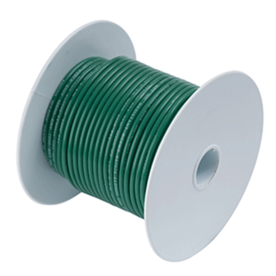 Ancor Green 8 Awg Tinned Copper Wire - 25