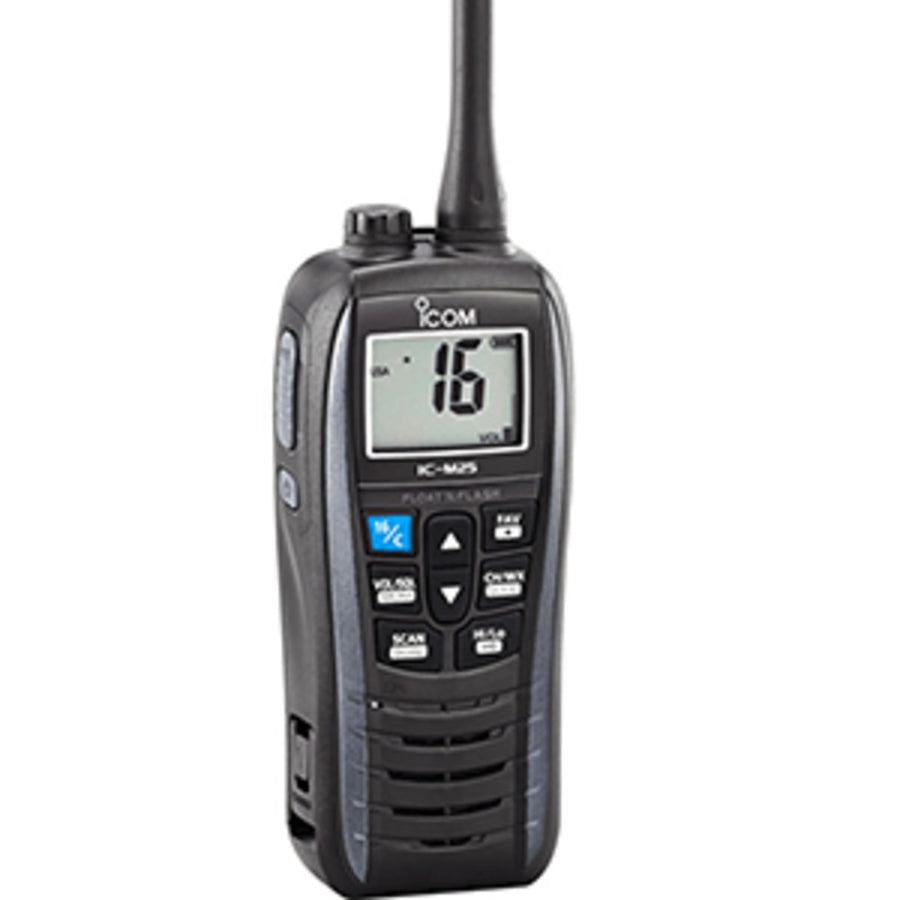 Icom M25 Floating Vhf - Metallic Gray - 5w