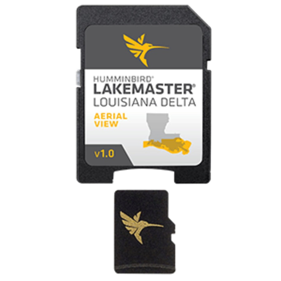 Humminbird Lakemaster Aerial Satellite View - Louisiana Delta