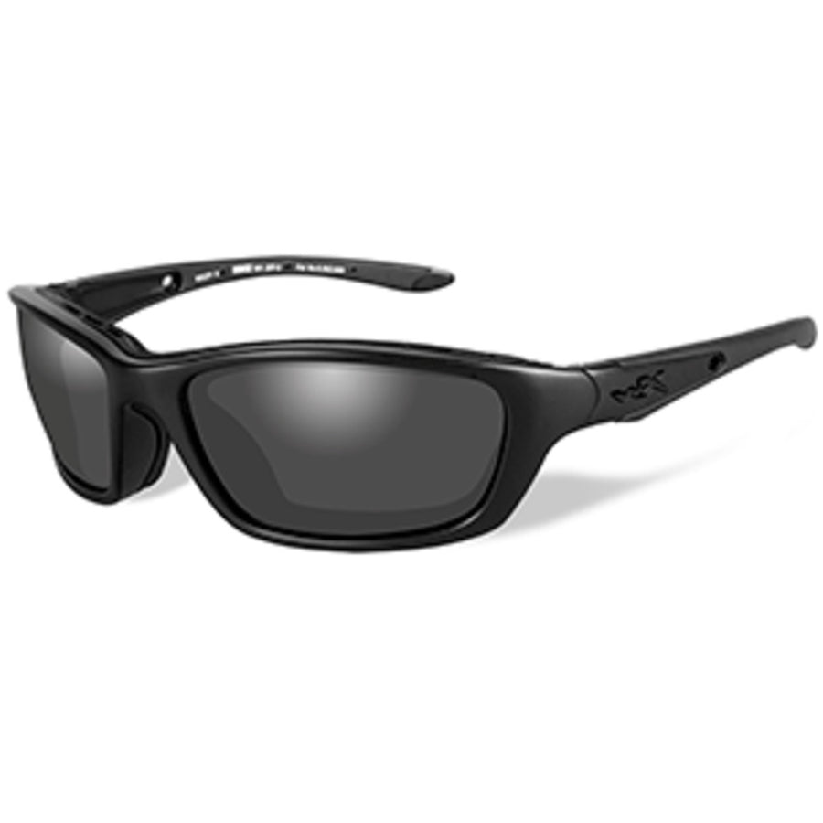 Wiley X Brick Black Ops Sunglasses - Smoke Grey Lens - Matte Black Frame