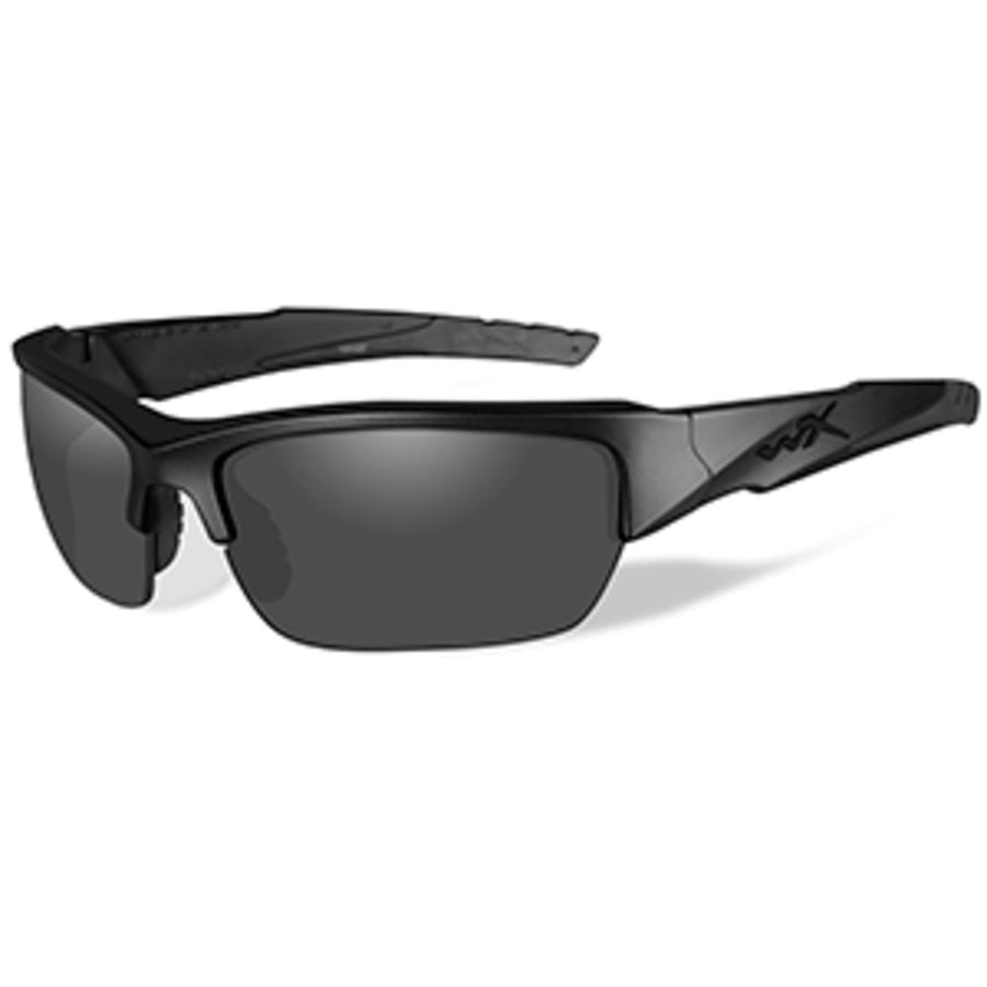 Wiley X Valor Black Ops Polarized Sunglasses - Smoke Grey Lens - Matte Black Frame